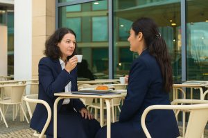 7. At the Coffee Shop