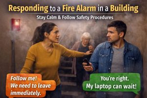 163. Responding to a Fire Alarm in a Building