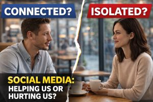 170. Is Social Media Making Us More Connected or More Isolated? (Real English Conversation C1–C2)