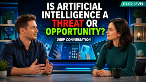 173. Is Artificial Intelligence a Threat or an Opportunity? | Advanced English Conversation C1–C2